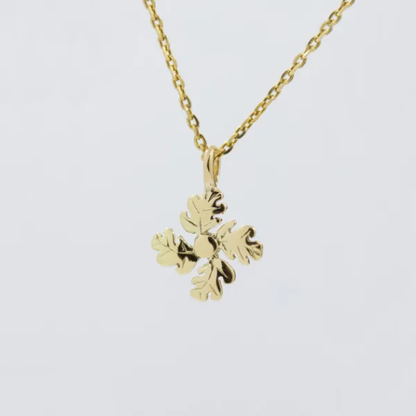 Colgante Haritzburu Oro 12mm*Eguzkilore Outlet