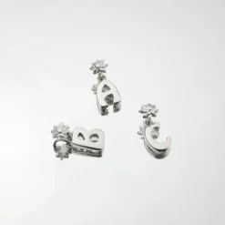 Colgante Inicial Plata 10mm*Eguzkilore Online
