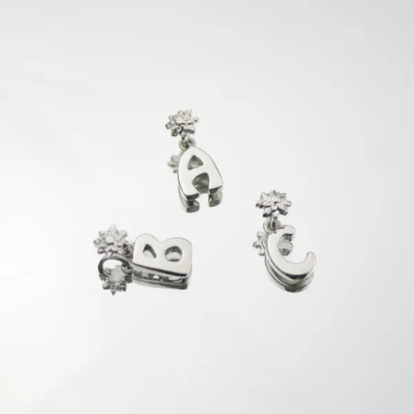 Colgante Inicial Plata 10mm*Eguzkilore Online