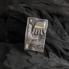 Colgante Irulegi Cuadrado Plata y Lámina de Oro*Eguzkilore New