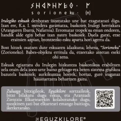 Colgante Irulegi Largo Plata y Lámina de Oro*Eguzkilore Outlet