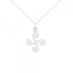Colgante Lauburu de Plata 20mm*Eguzkilore Hot