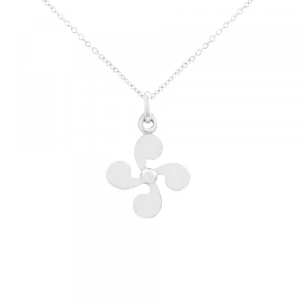 Colgante Lauburu de Plata 20mm*Eguzkilore Hot