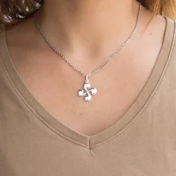 Colgante Lauburu de Plata 20mm*Eguzkilore Hot