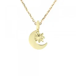 Colgante Luna y Plata Dorada*Eguzkilore Clearance