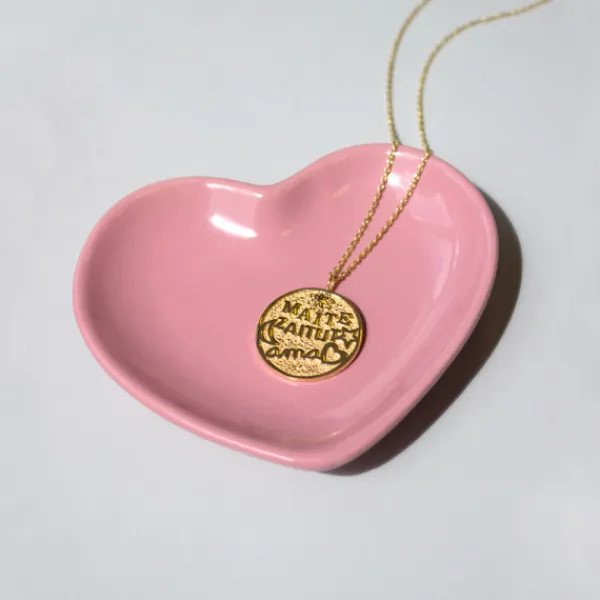 Colgante Maite Zaitut Ama Plata Dorada Personalizable*Eguzkilore Hot