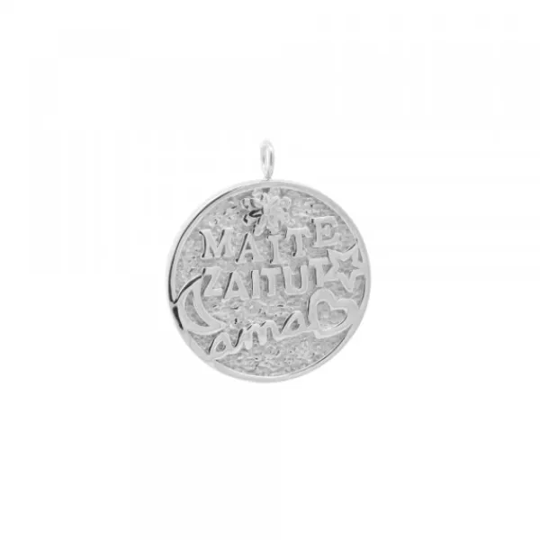 Colgante Maite Zaitut Ama Relieve Plata*Eguzkilore Hot