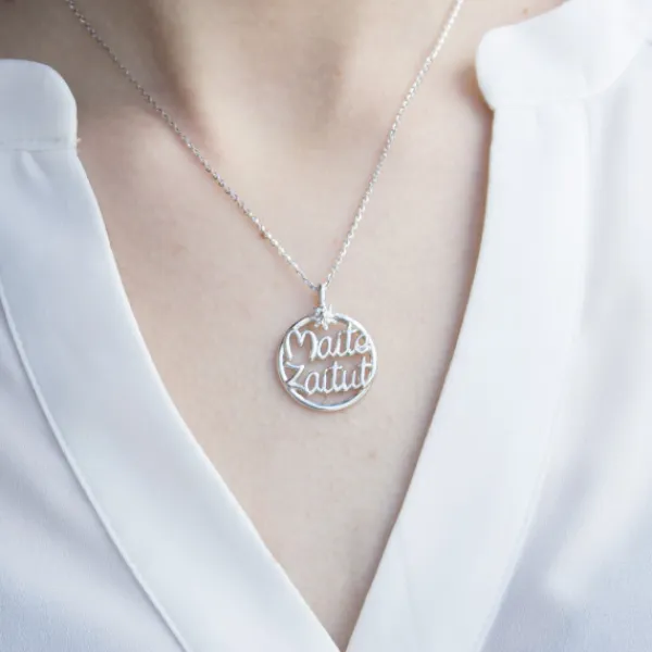 Colgante Maite Zaitut de Plata*Eguzkilore Outlet