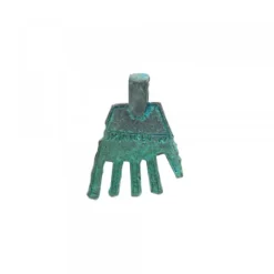Colgante Mano de Irulegi Verde 20mm y Caucho*Eguzkilore Sale