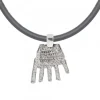 Colgante Mano Irulegi Plata 30mm y Cordón*Eguzkilore Hot
