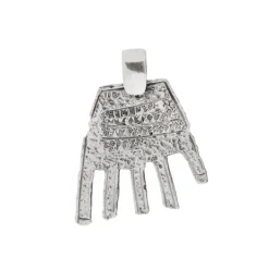 Colgante Mano Irulegi Plata 30mm y Cordón*Eguzkilore Hot