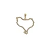 Colgante Mapa Euskal Herria de Oro con Circonitas*Eguzkilore Discount