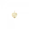 Colgante Mini Ama Corazón Plata Dorada y Nácar*Eguzkilore Discount
