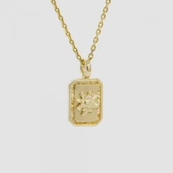 Colgante Mini Chapa Plata Dorada Personalizable*Eguzkilore Online