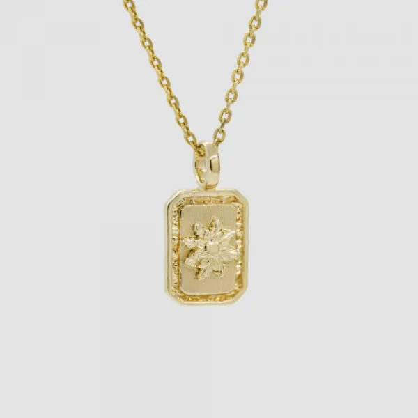 Colgante Mini Chapa Plata Dorada Personalizable*Eguzkilore Online