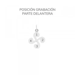 Colgante Mini Lauburu de Plata 17mm*Eguzkilore Sale