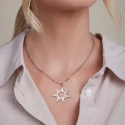 Colgante Mountain Handia Plata*Eguzkilore Online