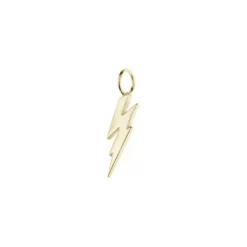 Colgante Rayo de Plata Dorada*Eguzkilore Online