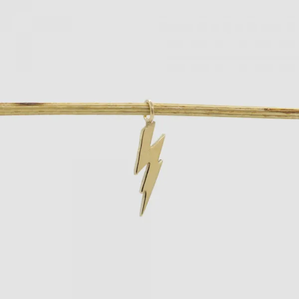 Colgante Rayo de Plata Dorada*Eguzkilore Online