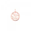 Colgante redondo Maite Zaitut de Plata Rosa*Eguzkilore Hot