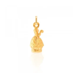 Colgante San Fermín Oro 20mm Personalizable*Eguzkilore New