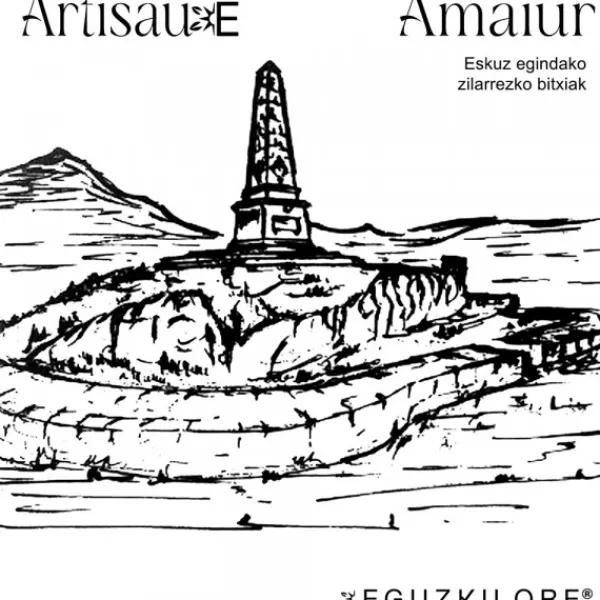 Colgante Silueta Amaiur de Plata*Eguzkilore Outlet
