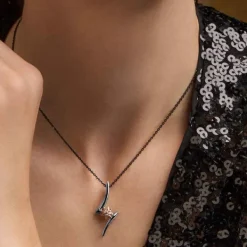 Colgante Tximist de Rutenio y Plata Rosa*Eguzkilore Sale