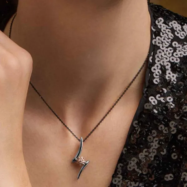 Colgante Tximist de Rutenio y Plata Rosa*Eguzkilore Sale