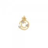 Colgante Zurrunbilo Plata Dorada y Circonitas*Eguzkilore Outlet