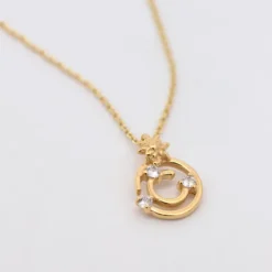 Colgante Zurrunbilo Plata Dorada y Circonitas*Eguzkilore Outlet