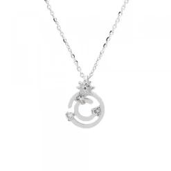 Colgante Zurrunbilo Plata y Circonitas*Eguzkilore Online