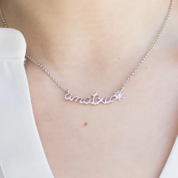 Collar Amatxu Plata*Eguzkilore Sale