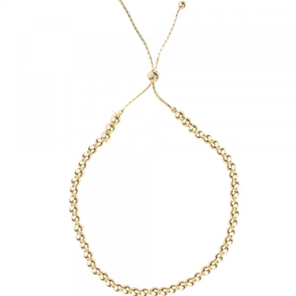 Collar Bolitas Plata Dorada*Eguzkilore Best