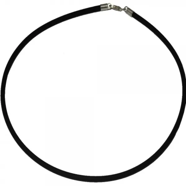 Cordón Caucho Negro 4mm*Eguzkilore Clearance