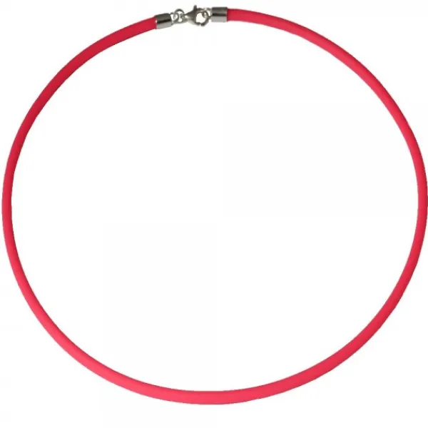 Cordón Caucho Rosa 2mm*Eguzkilore Clearance