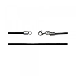 Cordón Cuero Negro 3mm*Eguzkilore Outlet