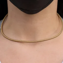 Cordón de Cuero Beige Metalizado*Eguzkilore Sale