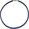 Cordón Fly Azul Metalizado con Cierre Plata*Eguzkilore Outlet