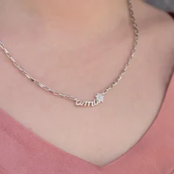 Gargantilla Ama Bayona Plata*Eguzkilore New