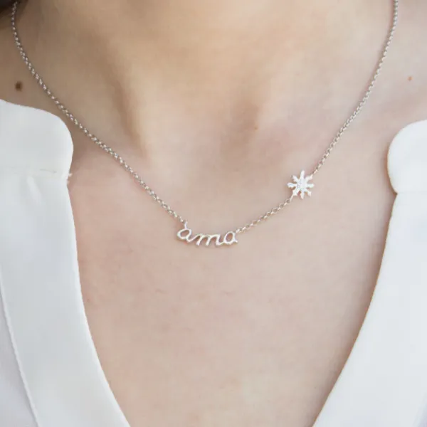 Gargantilla Ama Plata*Eguzkilore Discount