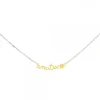 Gargantilla Amatxi Plata Bicolor*Eguzkilore Online