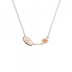 Gargantilla Chapa Infinito Calado y Plata Rosa*Eguzkilore Sale