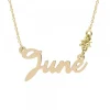 Gargantilla de Oro Izena June*Eguzkilore New
