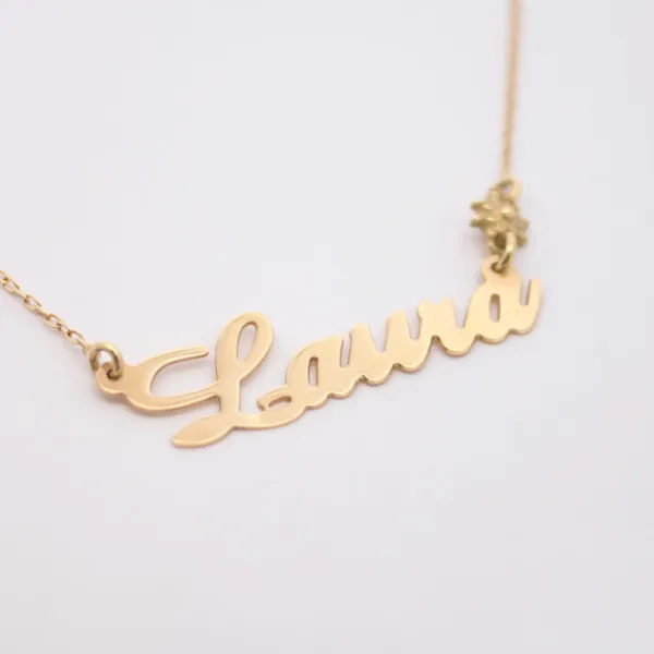 Gargantilla de Oro Izena Laura*Eguzkilore Clearance