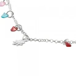 Gargantilla de Plata con Cristales Multicolor*Eguzkilore Outlet