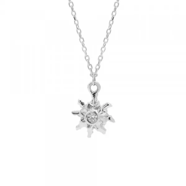 Gargantilla Oro Blanco y Brillantes*Eguzkilore Online