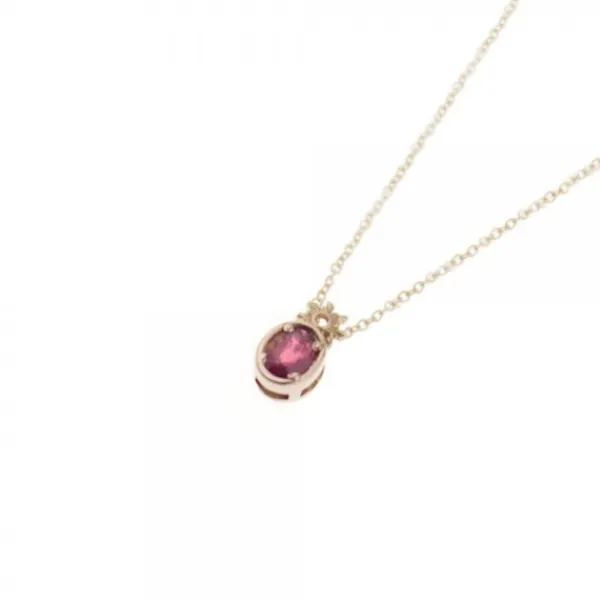 Gargantilla Enea Oro Rosa y Rubí*Eguzkilore Hot