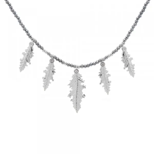 Gargantilla Mari Hematites Plata*Eguzkilore Sale