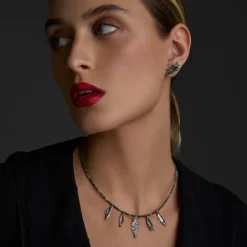 Gargantilla Mari Hematites Rutenio*Eguzkilore Discount
