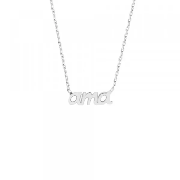 Gargantilla Mini Ama Plata | Exclusivo Online*Eguzkilore Hot